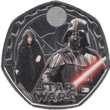 2023 FIFTY PENCE BRILLIANT UNCIRCULATED COLOURISED 50P DARTH VADER - 50p BU - Cambridgeshire Coins