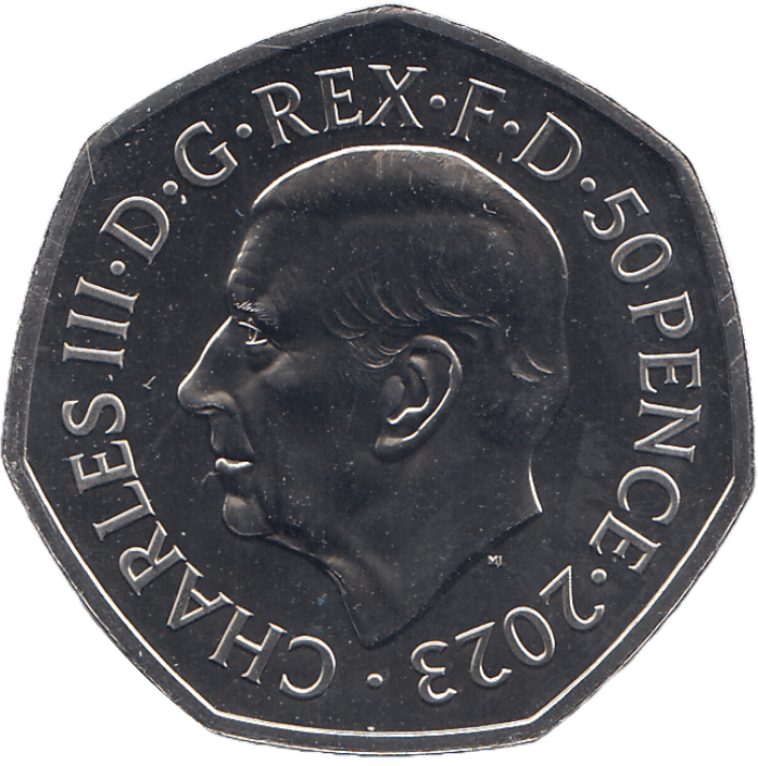 2023 FIFTY PENCE BRILLIANT UNCIRCULATED COLOURISED 50P R2D2/C3PO - 50p BU - Cambridgeshire Coins