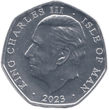 2023 FIFTY PENCE ISLE OF MAN ( BU ) - WORLD COINS - Cambridgeshire Coins