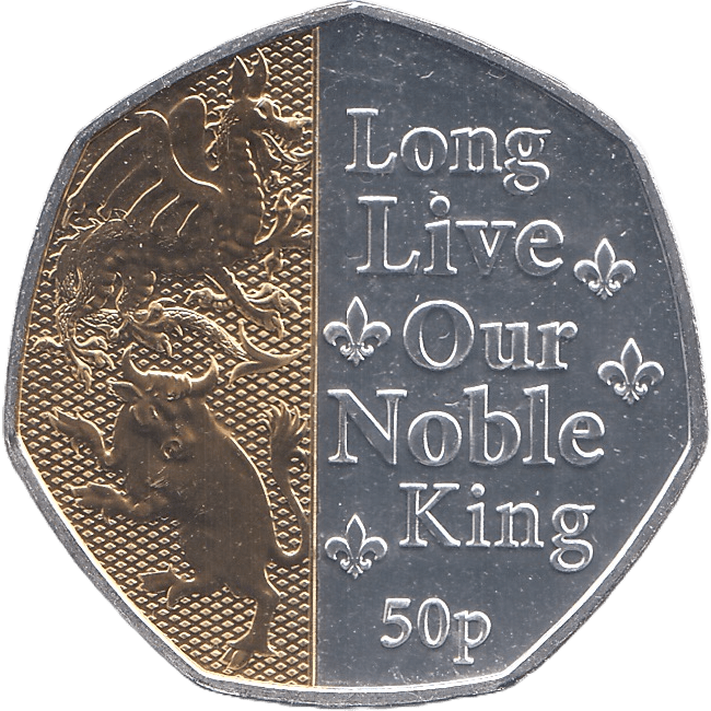 2023 FIFTY PENCE ISLE OF MAN ( BU ) - WORLD COINS - Cambridgeshire Coins