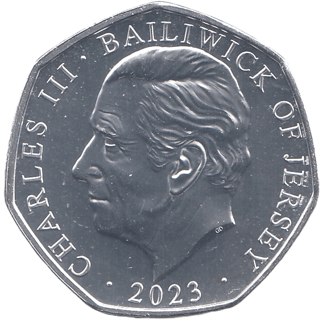 2023 FIFTY PENCE ISLE OF MAN ( BU ) - WORLD COINS - Cambridgeshire Coins