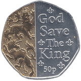 2023 FIFTY PENCE ISLE OF MAN ( BU ) - WORLD COINS - Cambridgeshire Coins