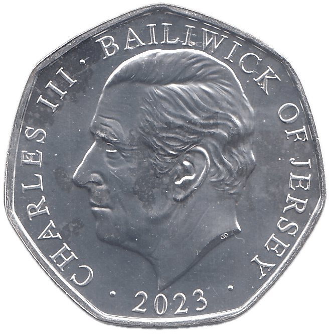 2023 FIFTY PENCE ISLE OF MAN ( BU ) - WORLD COINS - Cambridgeshire Coins