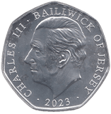 2023 FIFTY PENCE ISLE OF MAN ( BU ) - WORLD COINS - Cambridgeshire Coins