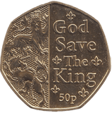 2023 FIFTY PENCE ISLE OF MAN ( BU ) - WORLD COINS - Cambridgeshire Coins