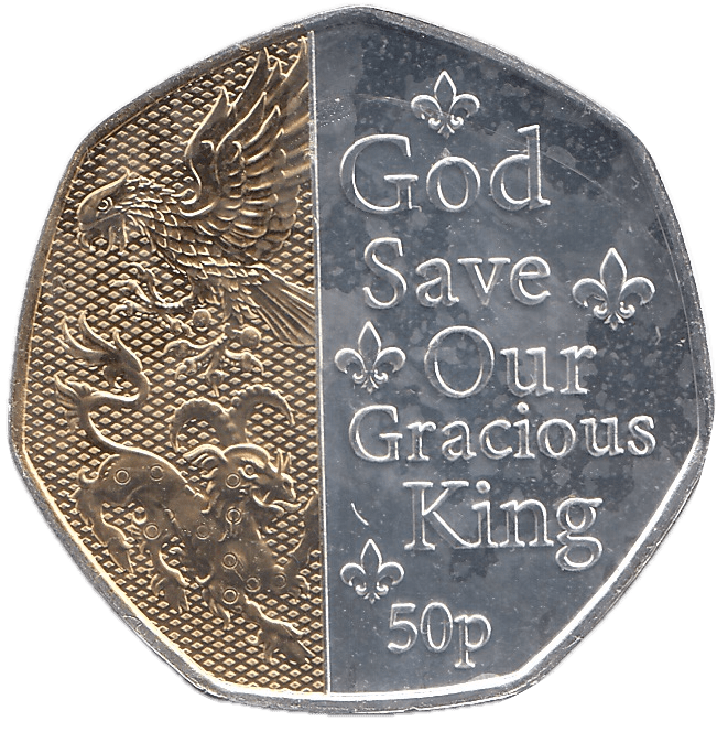 2023 FIFTY PENCE ISLE OF MAN ( BU - WORLD COINS - Cambridgeshire Coins