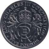 2023 FIVE POUNDS BAILIWICK OF JERSEY KING CHARLES CORONATION - WORLD COINS - Cambridgeshire Coins