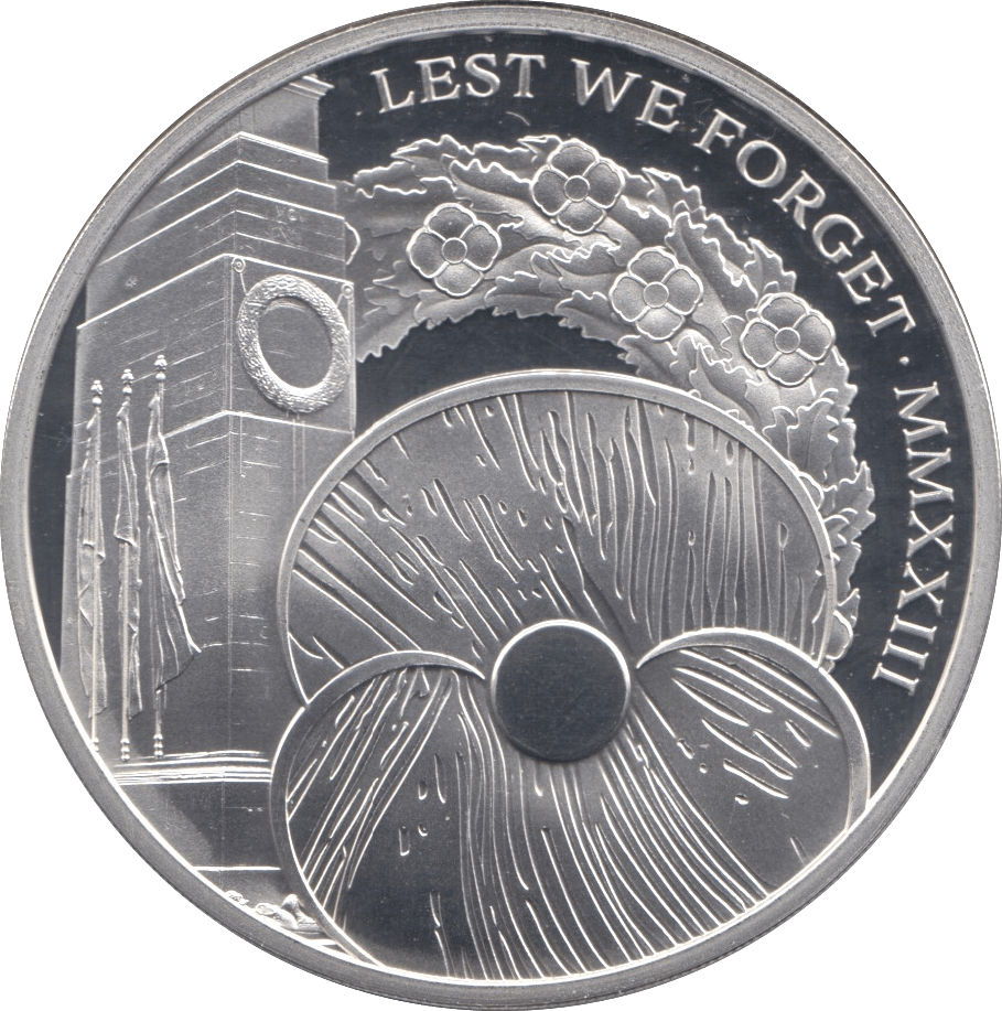 2023 FIVE POUNDS SILVER PROOF JERSEY - WORLD COINS - Cambridgeshire Coins