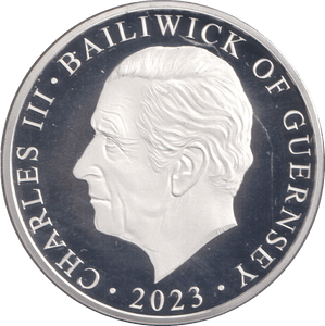 2023 FIVE POUNDS SILVER PROOF SIR CHRISTOPHER WREN - SILVER WORLD COINS - Cambridgeshire Coins