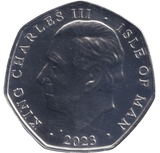 2023 GOD SAVE OUR GRACIOUS KING 50P ISLE OF MAN - 50P REGIONAL ISSUES - Cambridgeshire Coins
