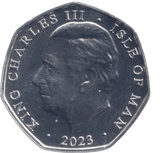 2023 GOD SAVE THE KING 50P ISLE OF MAN - 50P REGIONAL ISSUES - Cambridgeshire Coins