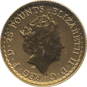 2023 GOLD £25 QUARTER OUNCE BRITANNIA COIN ( BU ) - GOLD BRITANNIAS - Cambridgeshire Coins