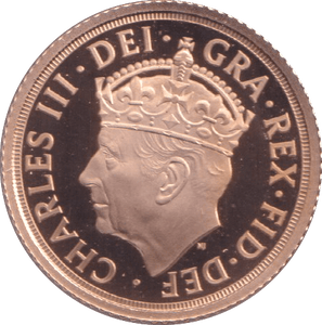 2023 GOLD HALF SOVEREIGN ( PROOF ) - HALF SOVEREIGN - Cambridgeshire Coins