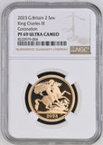 2023 GOLD PROOF £2 DOUBLE SOVEREIGN (NGC) PF69 ULTRA CAMEO - NGC GOLD £2 - Cambridgeshire Coins