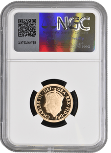 2023 GOLD PROOF PIEFORT SOVEREIGN KING CHARLES III CORONATION NGC PF 70 - NGC GOLD SOVEREIGN - Cambridgeshire Coins