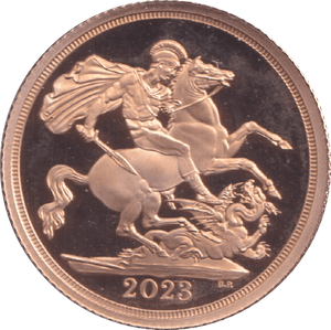 2023 GOLD SOVEREIGN ( PROOF ) - SOVEREIGN - Cambridgeshire Coins
