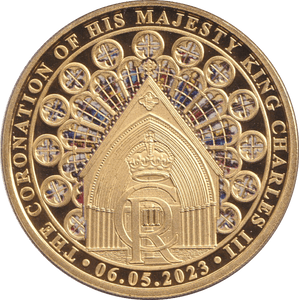 2023 HALF CROWN GIBRALTAR - CORONATION OF CHARLES - WORLD COINS - Cambridgeshire Coins