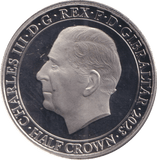 2023 HALF CROWN GIBRALTAR KING CHARLES CORONATION - WORLD COINS - Cambridgeshire Coins