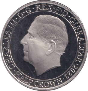 2023 HALF CROWN GIBRALTAR - WORLD COINS - Cambridgeshire Coins