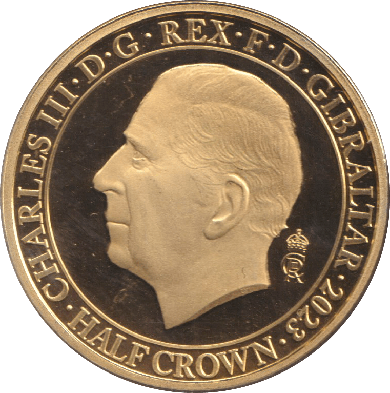 2023 HALFCROWN CORONATION OF KING CHARLES - WORLD COINS - Cambridgeshire Coins