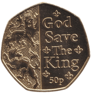 2023 ISLE OF MAN 50P CORONATION OF KING CHARLES III BU - 50P REGIONAL ISSUE - Cambridgeshire Coins