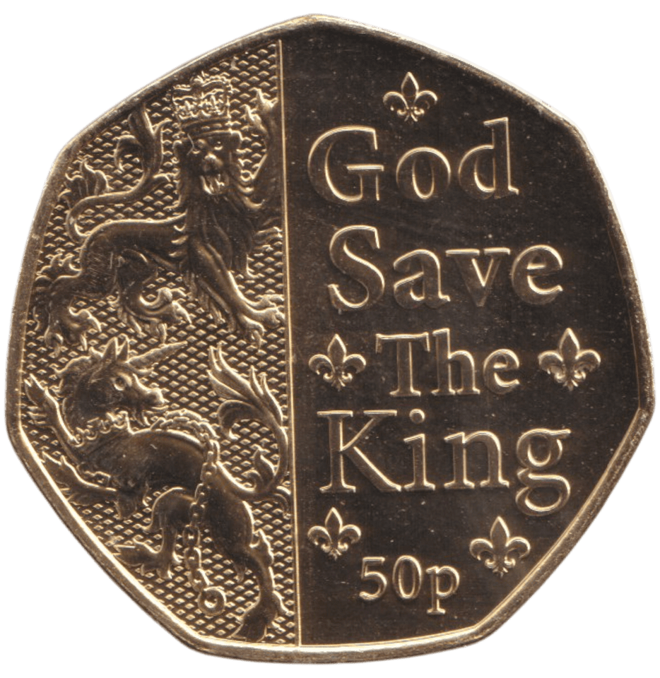 2023 ISLE OF MAN 50P CORONATION OF KING CHARLES III BU - 50P REGIONAL ISSUE - Cambridgeshire Coins