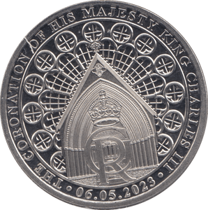 2023 KING CHARLES CORONATION HALF CROWN GIBRALTAR - SILVER WORLD COINS - Cambridgeshire Coins