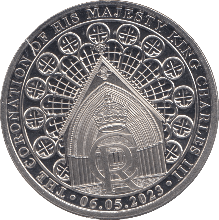 2023 KING CHARLES CORONATION HALF CROWN GIBRALTAR - SILVER WORLD COINS - Cambridgeshire Coins
