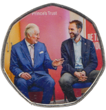 2023 KING CHARLES LONG TO REIGN OVER US 50P SHAPED COIN - 50P SHAPED COIN - Cambridgeshire Coins