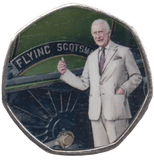 2023 KING CHARLES LONG TO REIGN OVER US 50P SHAPED COIN - 50P SHAPED COIN - Cambridgeshire Coins