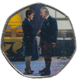 2023 KING CHARLES LONG TO REIGN OVER US 50P SHAPED COIN - 50P SHAPED COIN - Cambridgeshire Coins