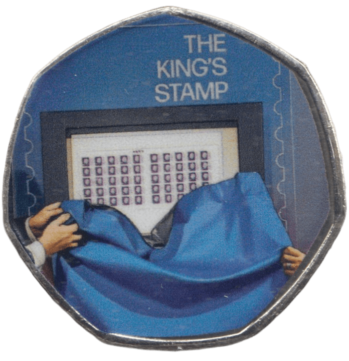 2023 KING CHARLES LONG TO REIGN OVER US 50P SHAPED COIN - 50P SHAPED COIN - Cambridgeshire Coins