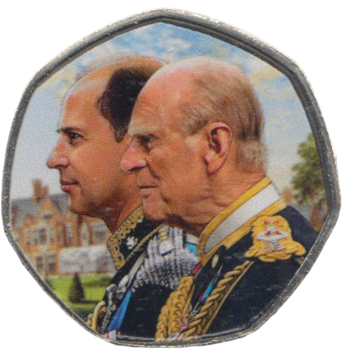 2023 KING CHARLES LONG TO REIGN OVER US 50P SHAPED COIN - 50P SHAPED COIN - Cambridgeshire Coins
