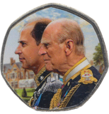 2023 KING CHARLES LONG TO REIGN OVER US 50P SHAPED COIN - 50P SHAPED COIN - Cambridgeshire Coins