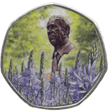 2023 KING CHARLES LONG TO REIGN OVER US 50P SHAPED COIN - 50P SHAPED COIN - Cambridgeshire Coins