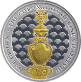 2023 ONE CROWN ASCENSION ISLAND THE CORONATION OF KING CHARLES III 3 - WORLD COINS - Cambridgeshire Coins