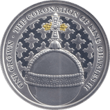 2023 ONE CROWN ASCENSION ISLAND THE CORONATION OF KING CHARLES III 4 - WORLD COINS - Cambridgeshire Coins