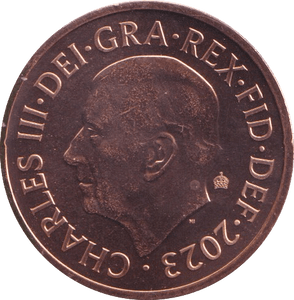 2023 ONE PENNY DORMOUSE KING CHARLES III ( BU ) - 1p BU - Cambridgeshire Coins