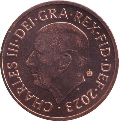 2023 ONE PENNY DORMOUSE KING CHARLES III ( BU ) - 1p BU - Cambridgeshire Coins