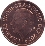 2023 ONE PENNY DORMOUSE KING CHARLES III ( BU ) - 1p BU - Cambridgeshire Coins