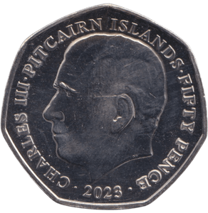 2023 PITCAIRN ISLANDS WINNIE THE POOH 50P BU - 50P REGIONAL ISSUE - Cambridgeshire Coins