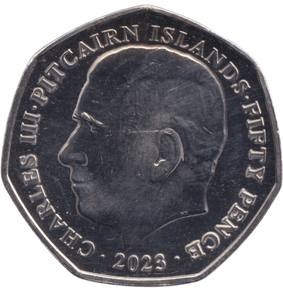 2023 PITCAIRN ISLANDS WINNIE THE POOH 50P BU - 50P REGIONAL ISSUE - Cambridgeshire Coins