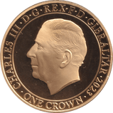 2023 PRINCE CHARLES AND QUEEN ELIZABETH CROWN GIBRALTAR - WORLD COINS - Cambridgeshire Coins