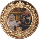 2023 PRINCE CHARLES AND QUEEN ELIZABETH CROWN GIBRALTAR - WORLD COINS - Cambridgeshire Coins