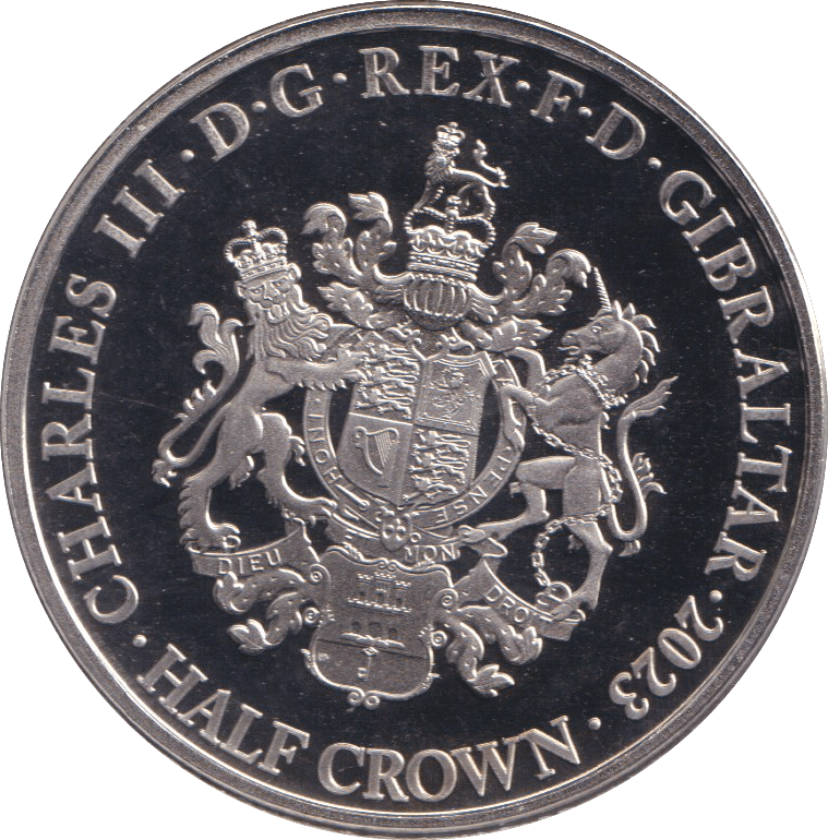 2023 PROOF THE KING OF ROCK HALF CROWN GIBRALTAR - WORLD COINS - Cambridgeshire Coins