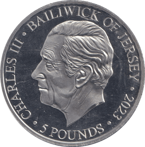 2023 £5 LEST WE FORGET BAILIWICK OF JERSEY - WORLD COINS - Cambridgeshire Coins