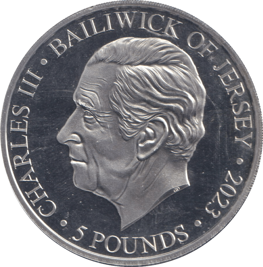 2023 £5 LEST WE FORGET BAILIWICK OF JERSEY - WORLD COINS - Cambridgeshire Coins
