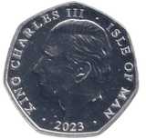 2023 SEND HIM VICTORIOUS HAPPY AND GLORIOUS 50P ISLE OF MAN - 50P REGIONAL ISSUES - Cambridgeshire Coins