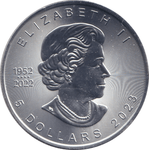 2023 SILVER 1OZ 5 DOLLAR CANADA - SILVER WORLD COINS - Cambridgeshire Coins