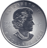 2023 SILVER 1OZ 5 DOLLAR CANADA - SILVER WORLD COINS - Cambridgeshire Coins